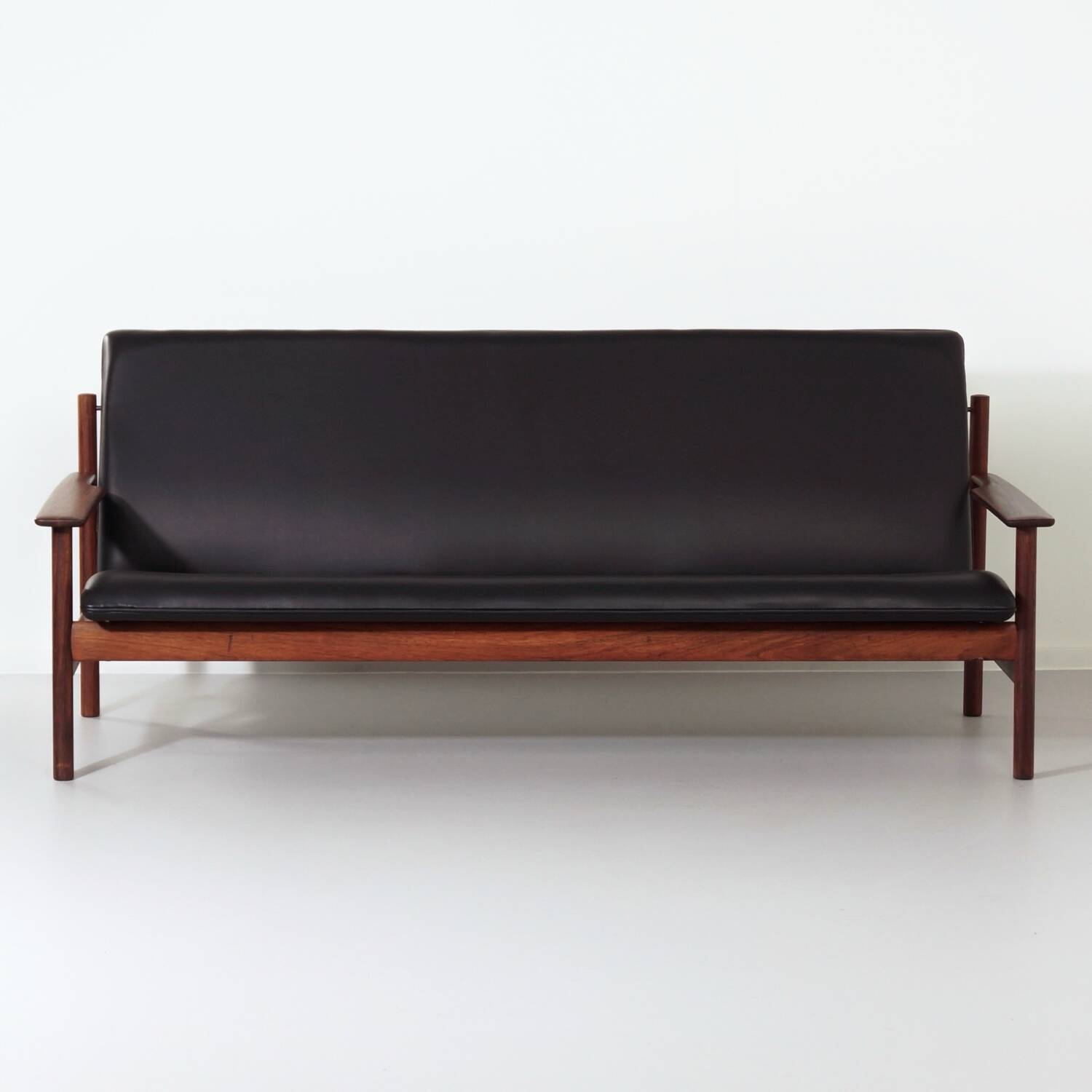 Lounge set by sven ivar dysthe for dokka møbler, 1960s – new black leather