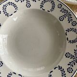 Mix and match old deep plates.