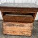 Commode Louis-Philippe en ronce de noyer, marbre Saint-Anne, milieu 19ème