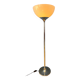 Space Age Guzzini Mid Century floor lamp with white acrylic shade