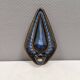 Søholm wall candlestick made of ceramic in blue colors 1960s