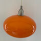 Vintage orange hanging lamp