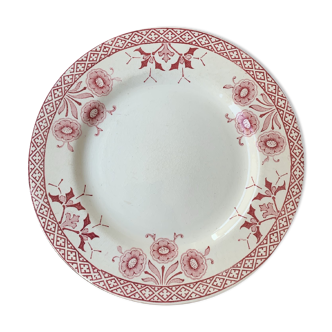 Flat plate iron earth Keller and Guerin Lunéville service Cluny 1900