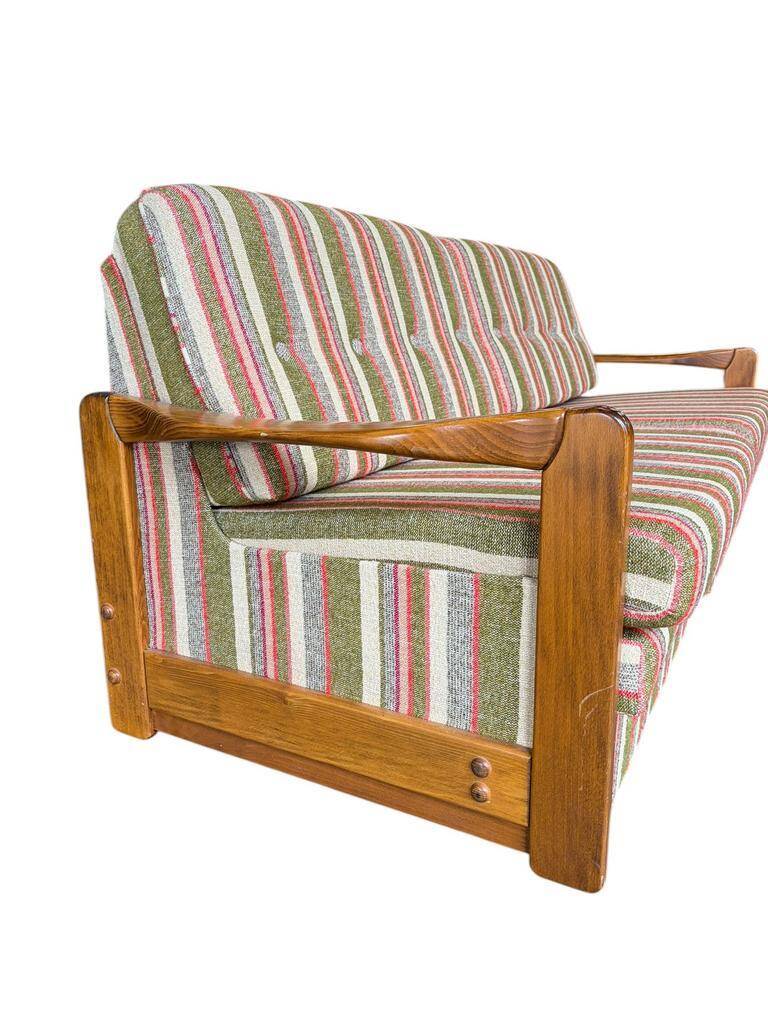 Vintage wooden sofa / sofa bed / couch