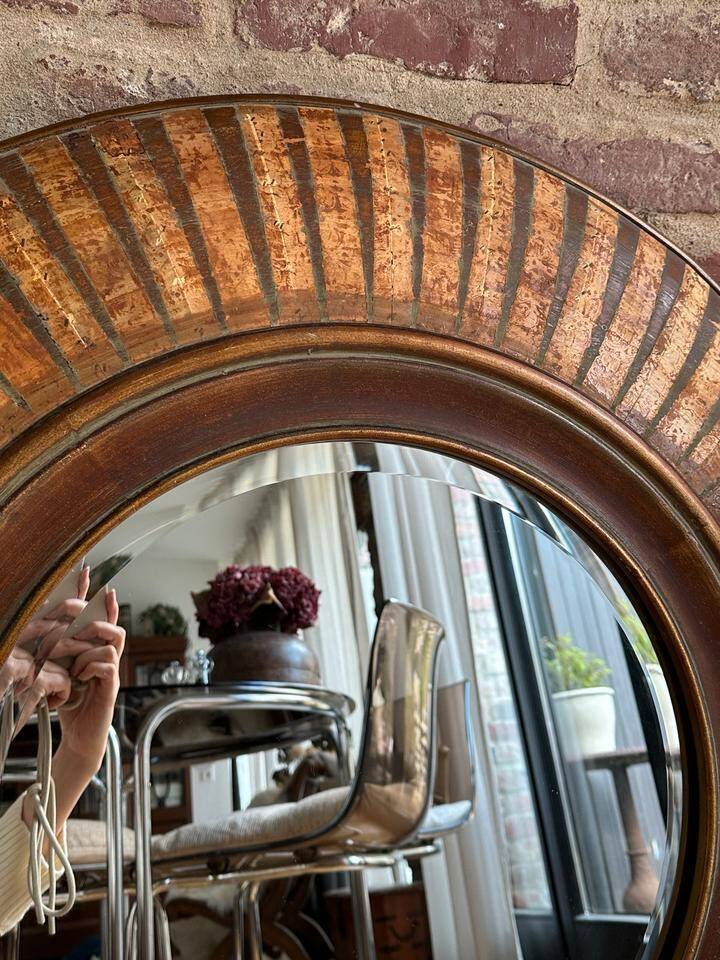 Miroir vintage de Lambert Nofretete ( 60-70)