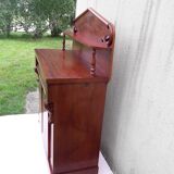 Stepped buffet in flamed mahogany veneer