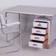 Bauhaus Lacquered Wood Writing Desk & Chair attributed to Hynek Gottwald, 1930s, Set of 2