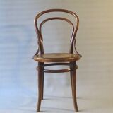 Bistro chair N°14 wooden seat, circa 1890