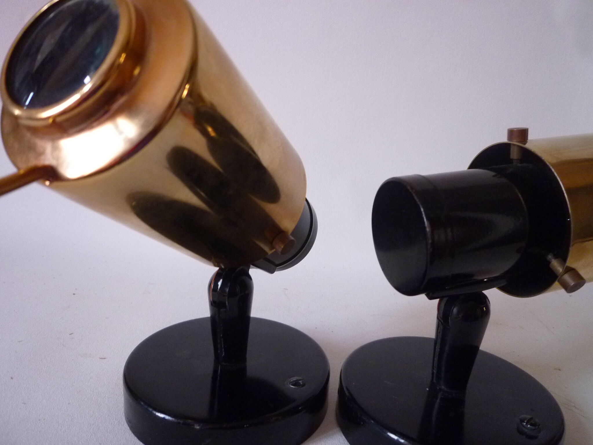 Pair of Zodiac sconces, C. Biny