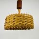 Wooden suspension lamp, Sweden, 1960s