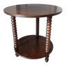 Table d'appoint en bois tourné