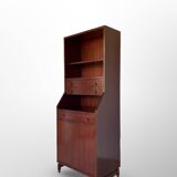 Italian wood and veneered mahogany bookcase, 1960s.