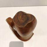 Vintage olive wood carafe pitcher