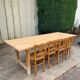 Table de ferme ancienne sapin 10 personnes