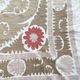 Vintage hand-embroidered tablecloth 135x155 cm