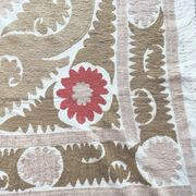 Vintage hand-embroidered tablecloth 135x155 cm