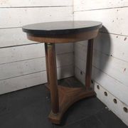 Table basse guéridon style Empire en acajou
