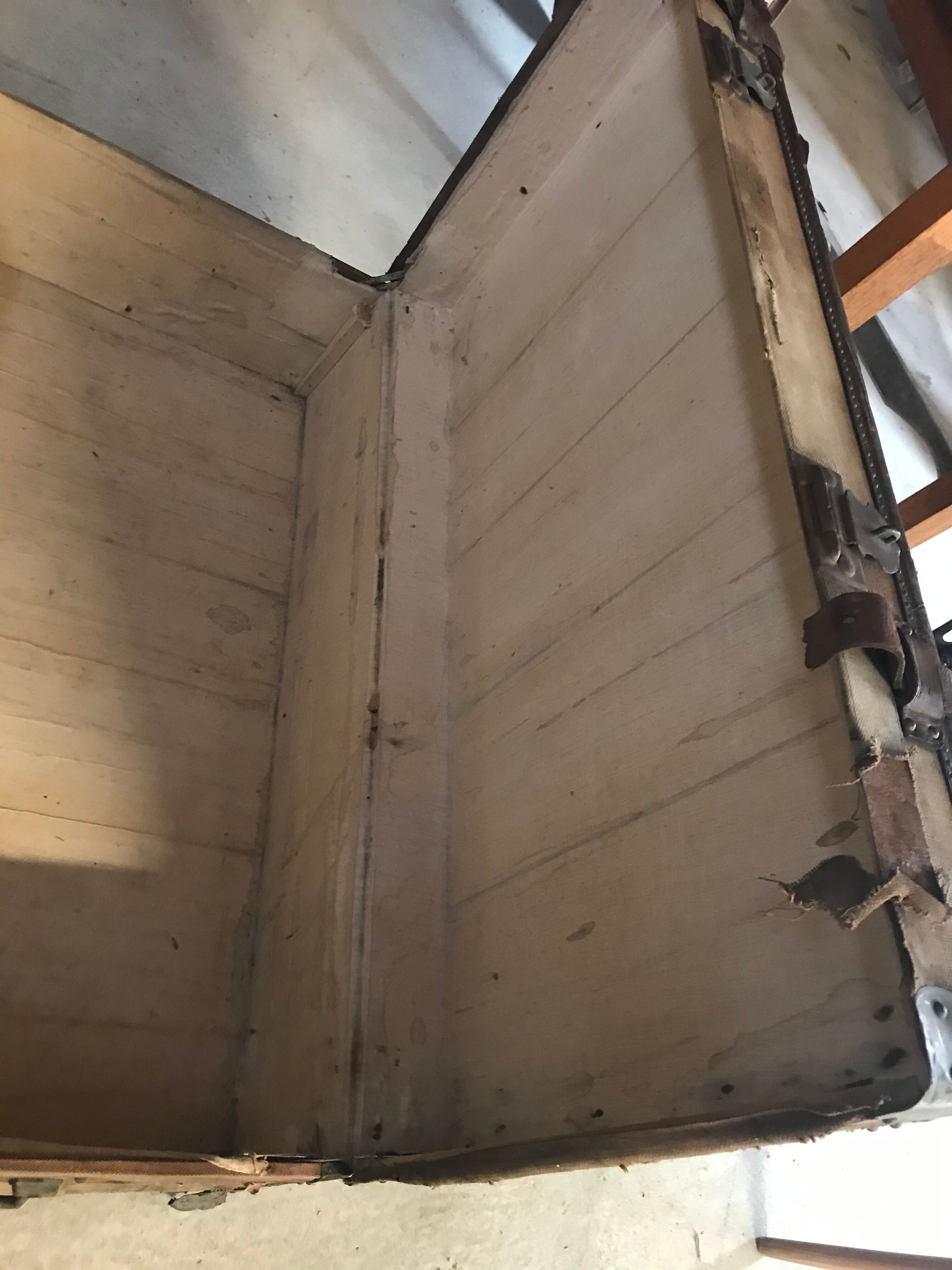 Ancient travel trunk