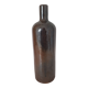 Bouteille en grès marron foncé vintage