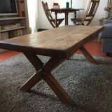 Solid oak coffee table