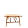 Table basse rotin 1960 signée