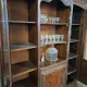 Display cabinet bookshelf in Louis XV style