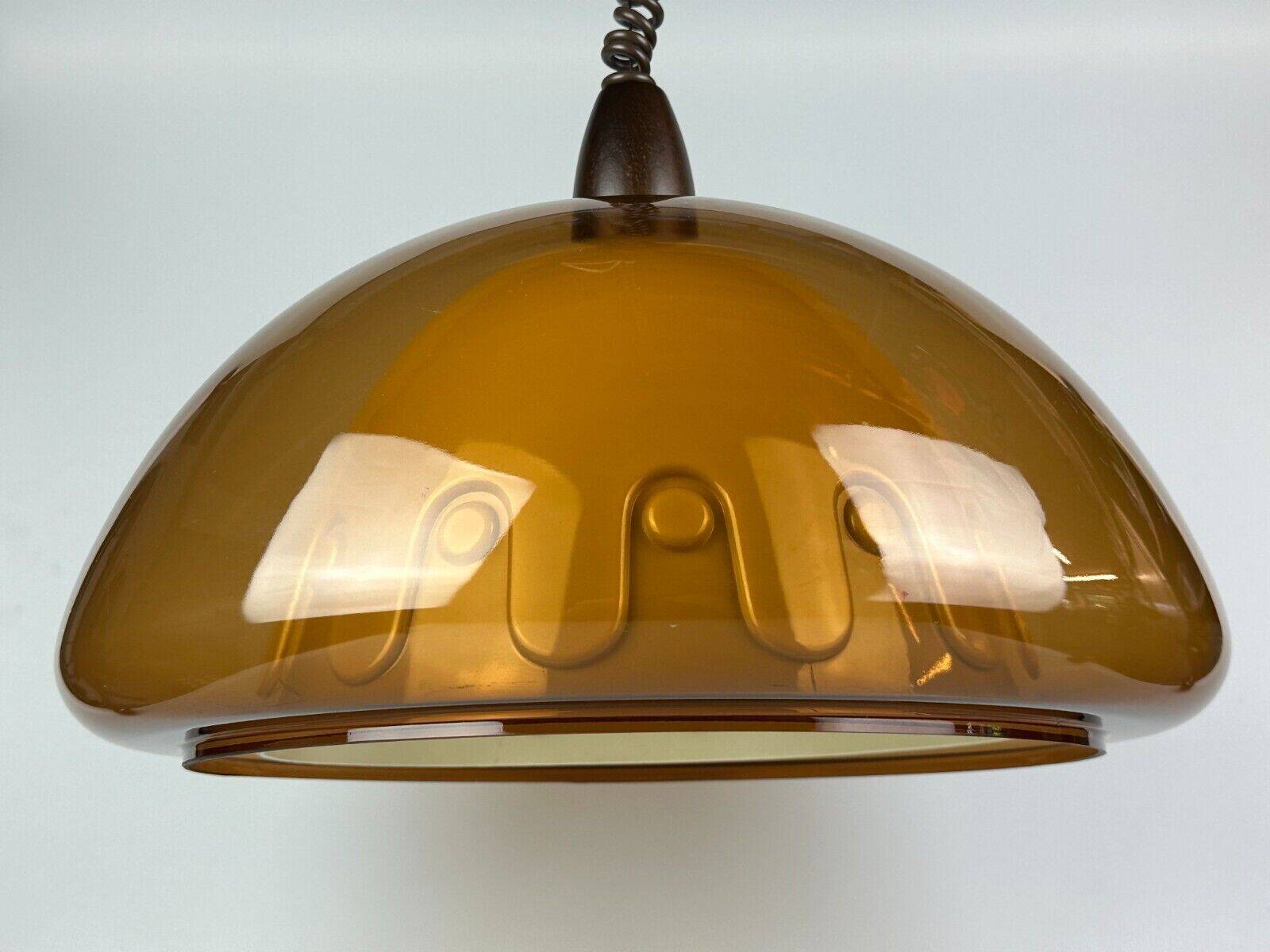 60s 70s ceiling lamp hanging lamp acrylic plastic metal space age design