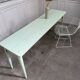 Table console vert d'eau 1950