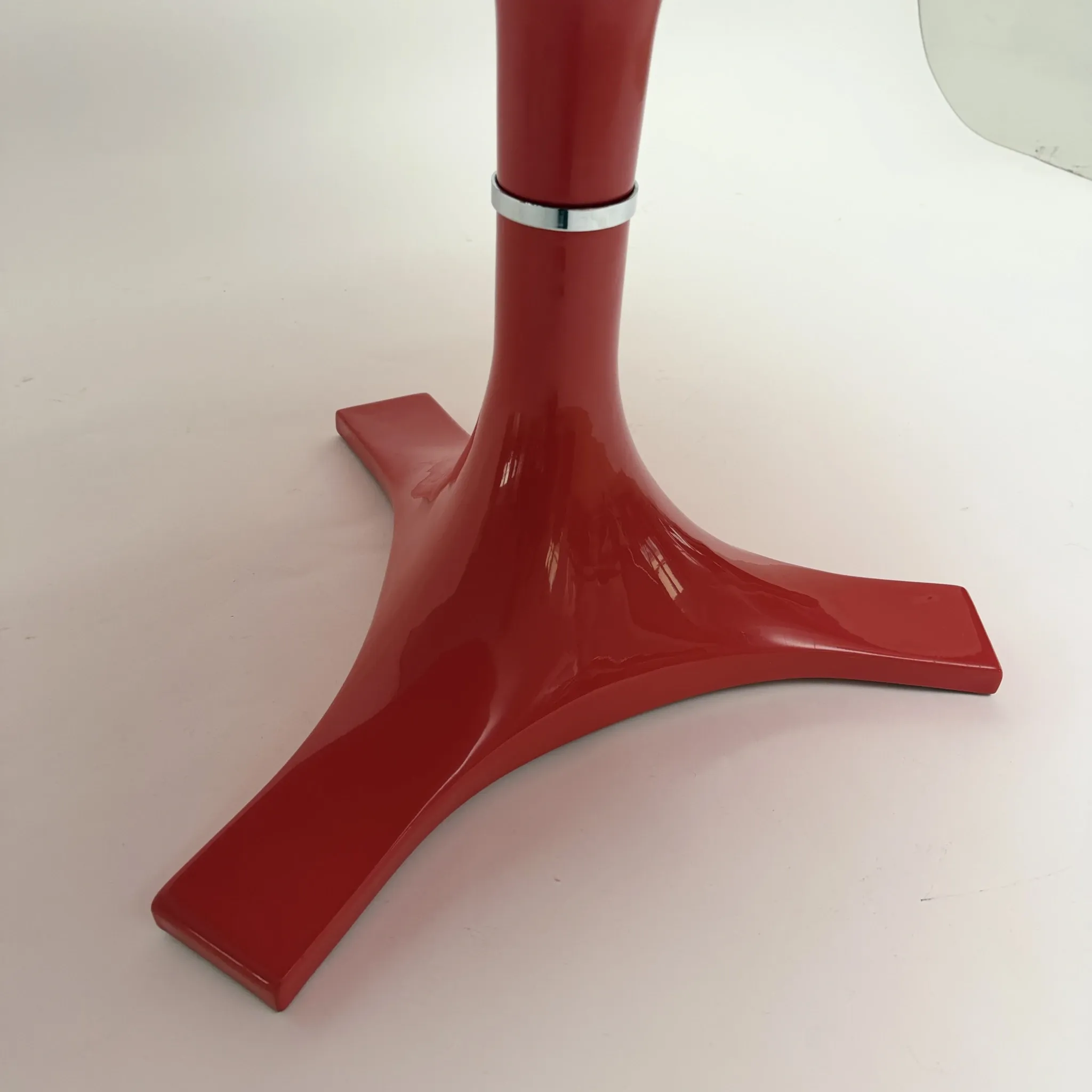 Red '4997' Dining Table by Gardella & Castelli for Kartell, Italy, 1970