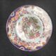 Set of 3 Antique Sarreguemines Dessert Plates: Hand-Painted Floral Ceramic