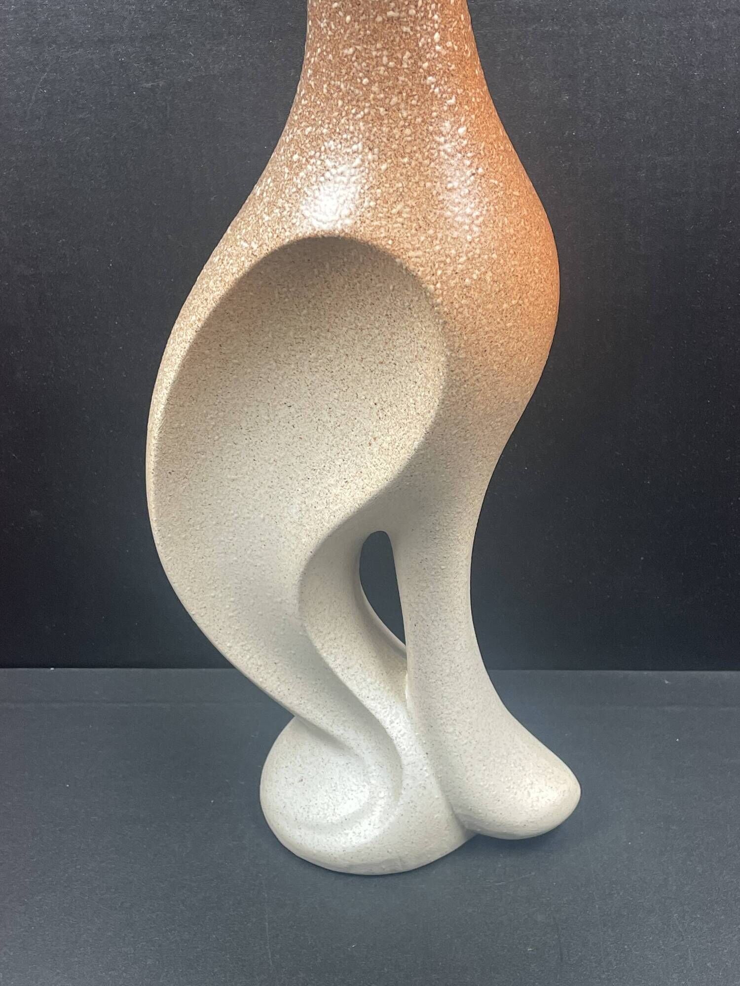 Contemporary ceramic vase poterie du breuil signed bruno h 50 cm circa 1960