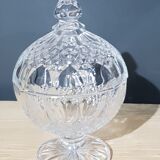 Old cut crystal candy drageoir