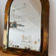 Vintage brass mirror