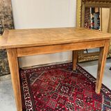 Old oak table with drawers