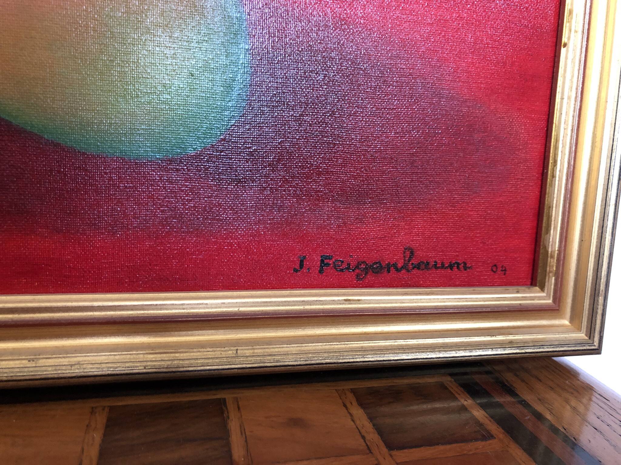 Pineapple still life painting