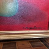 Pineapple still life painting