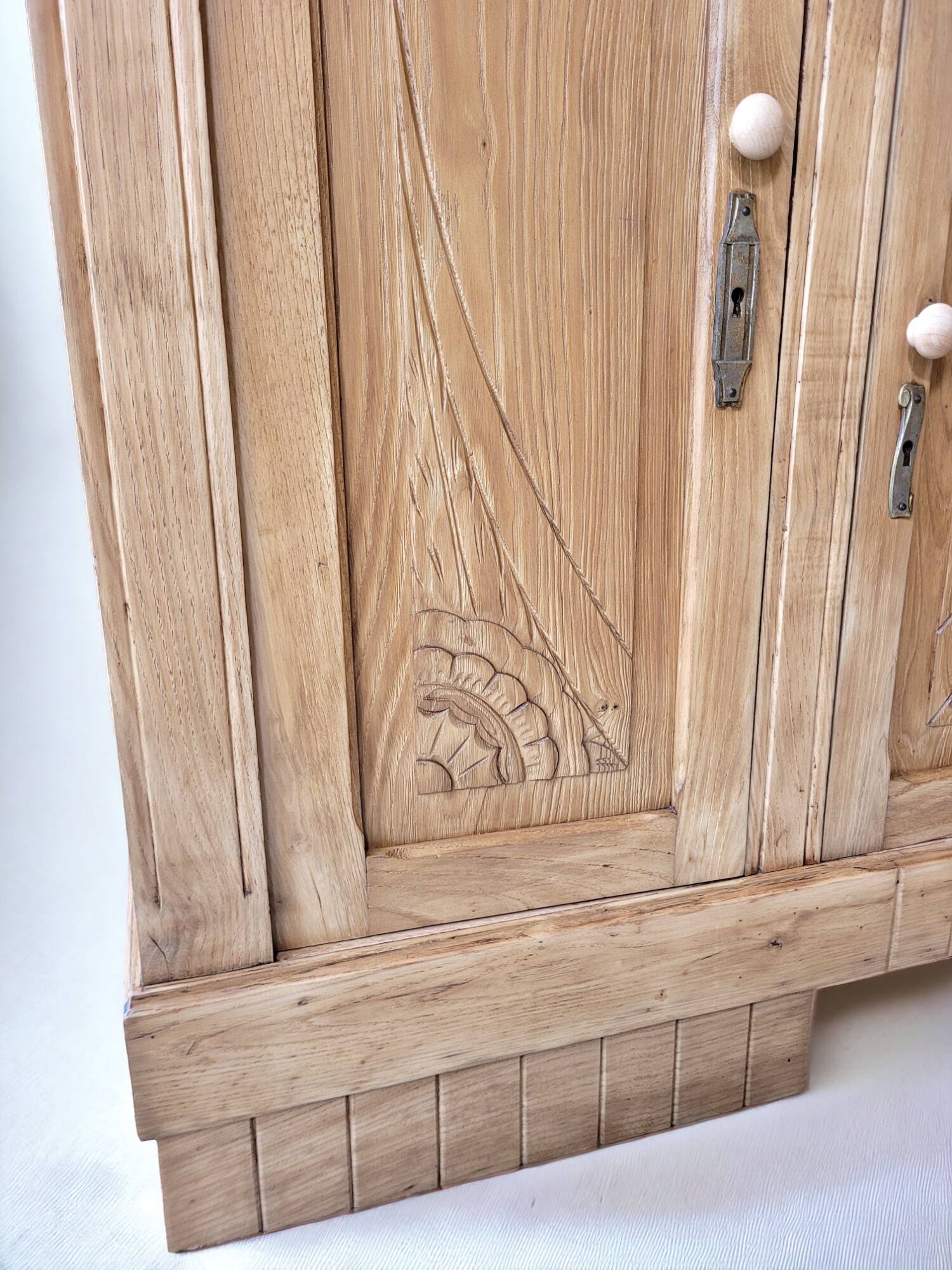 1950 solid oak sideboard