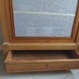 Linen cabinet, wardrobe, china cabinet from 1905 in pitch pine.