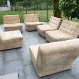 Fauteuils modulable années 70