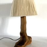Vintage lamp in wood 70s