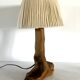 Vintage lamp in wood 70s