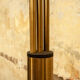 Lampadaire trois lumières en laiton par Reggiani années 1970