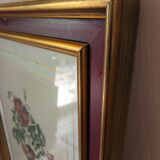 Vintage framed botanical poster