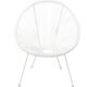 Set of 2 Armchairs + Glass Top Table
