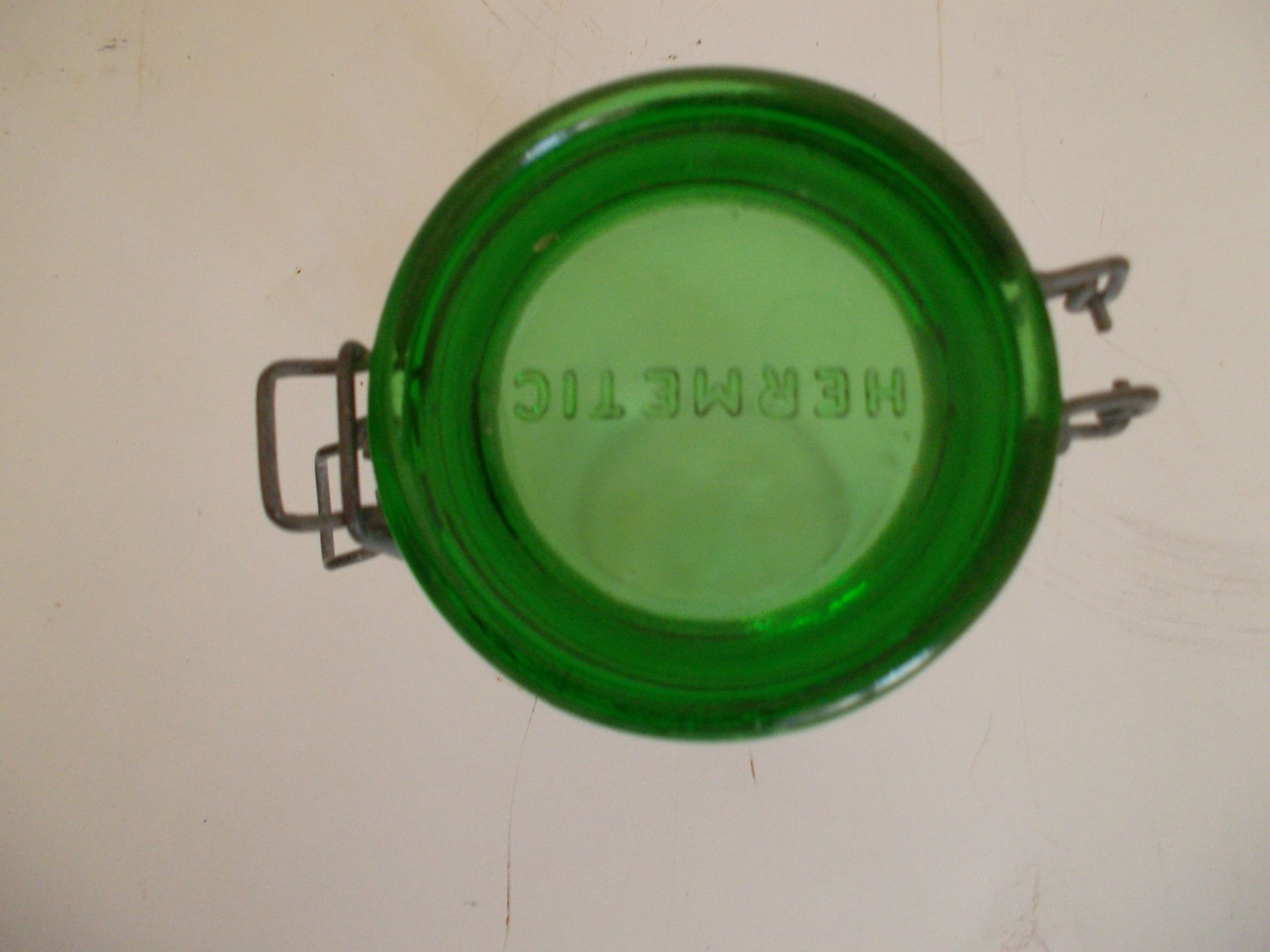 Old glass jar "hermetic" 1l1/2