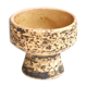 Ceramic pedestal pot, 50s