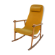 Danish Chair rocking 50s/60s yellow orange