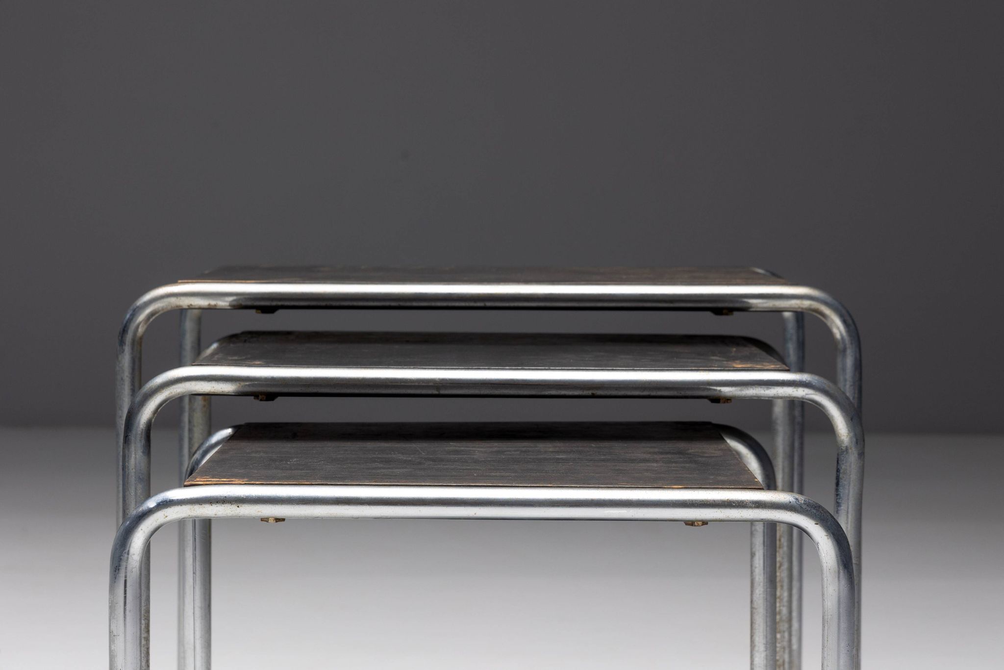 First Edition Side Tables by Marcel Breuer for Thonet, Germany, 1930s