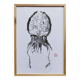 Impression d'art encadrée, "Gyotaku d'une seiche"