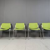 Vintage Dsc 106 Side Chairs By Giancarlo Piretti For Castelli, Set Of 4